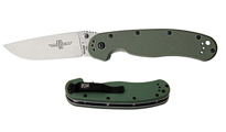Ontario Rat 1 D2 Linerlock OD Green 8867OD by Ontario Knife